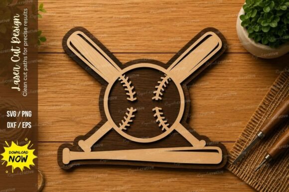 Baseball Crossed Bats SVG: Your Ultimate Design Asset