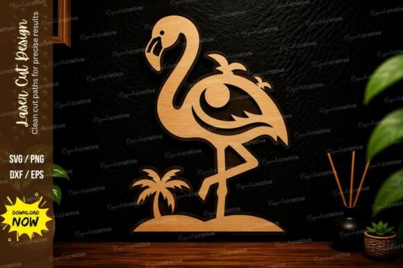 Flamingo Tropical Laser Cut SVG Design: A Guide for Creators