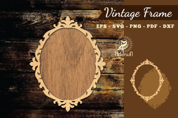 Vintage Lasercut Frame SVG 3: Elegant Design Asset